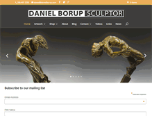 Tablet Screenshot of danielborup.com